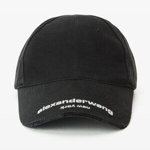 Brandnew with tag Alexanderwang Unisex Distressed Logo Baseball Cap!
